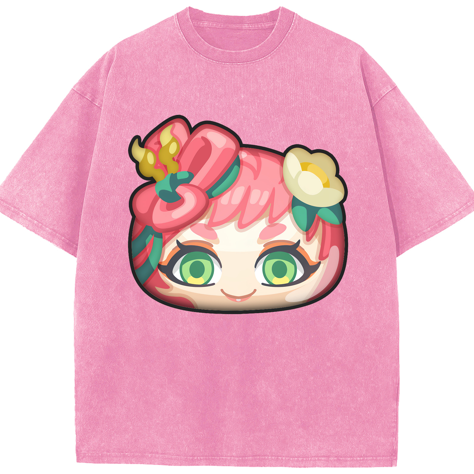（画像用） 妖怪ウォッチ Yo-kai Watch 綿100% ヴィンテージ風 半袖Tシャツ（フロントプリント）